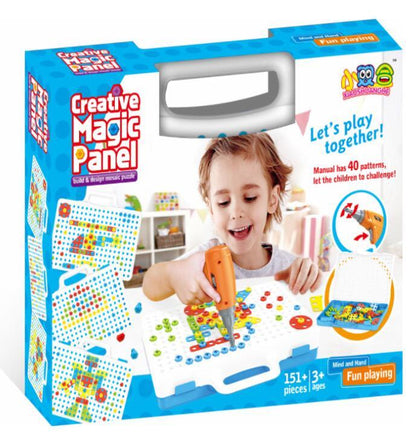 Kids 3D Drill & Screw Creative Building Block Set | STEM Educational Toy