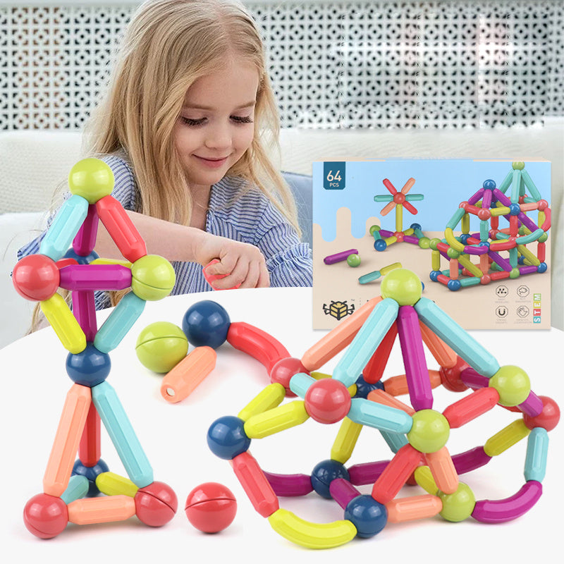Magnetic Stick Building Blocks Toy Set