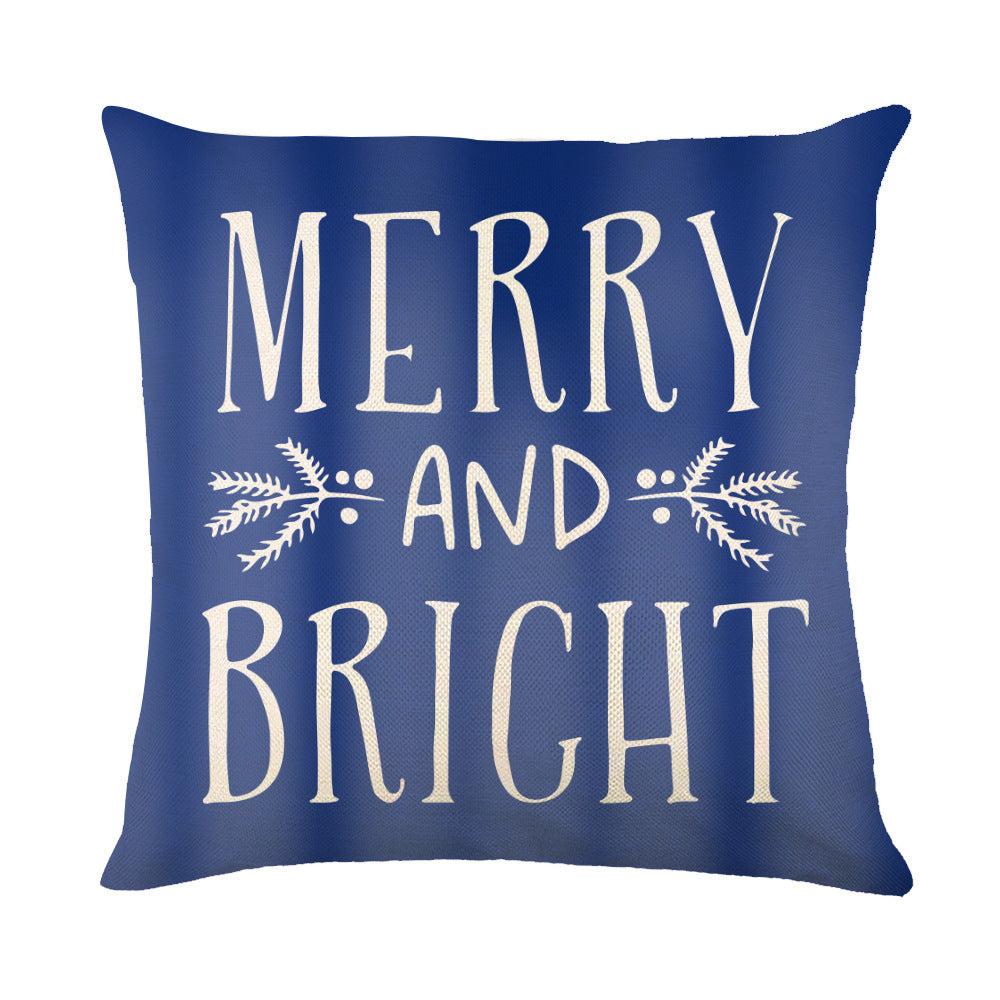 Christmas Snowflake Pillow Covers Sofa Decor