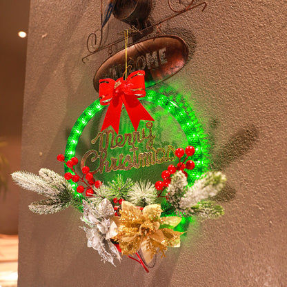 Luminous Garland Door Hanging Christmas Decorations