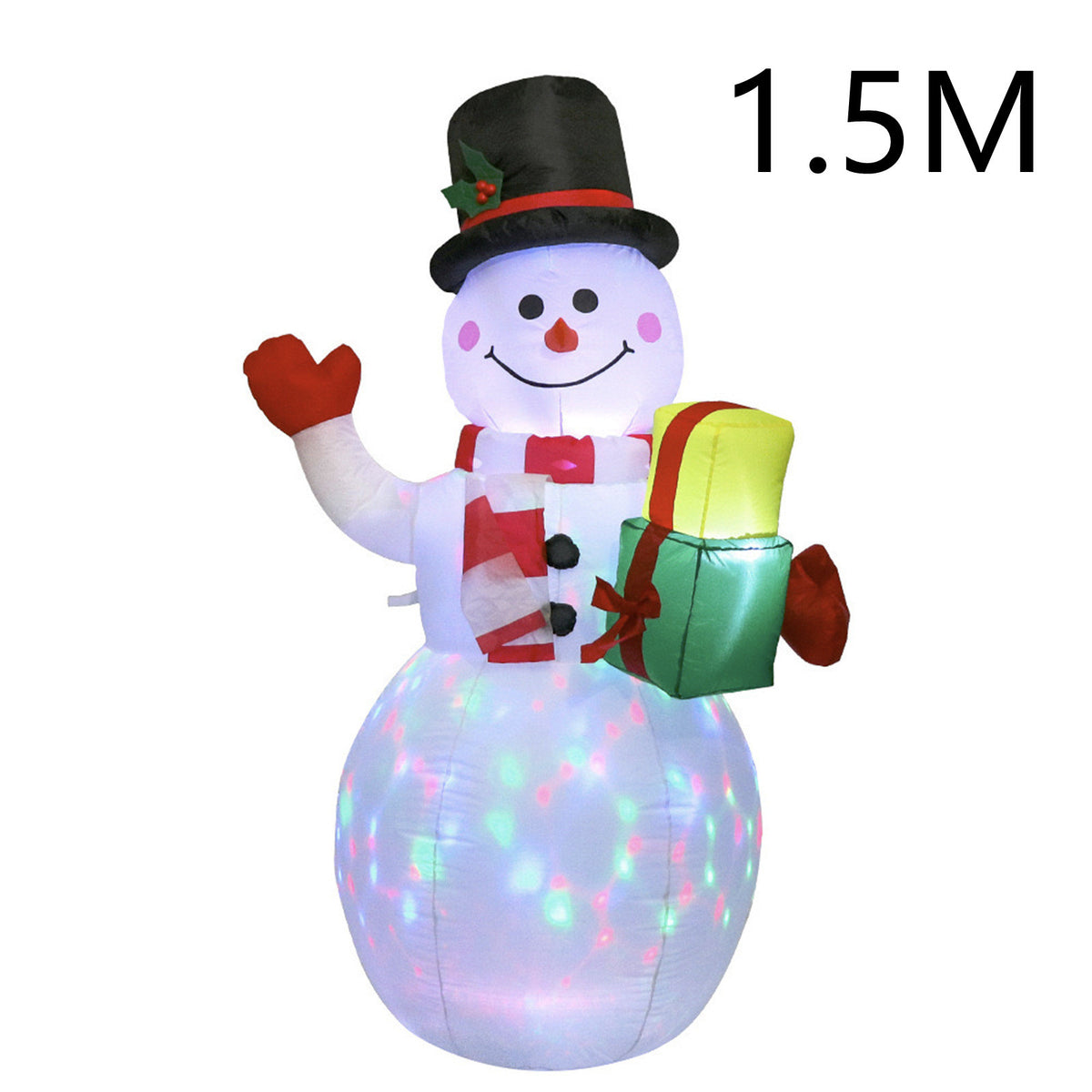 Christmas LED Inflatable Santa Snowman Decor