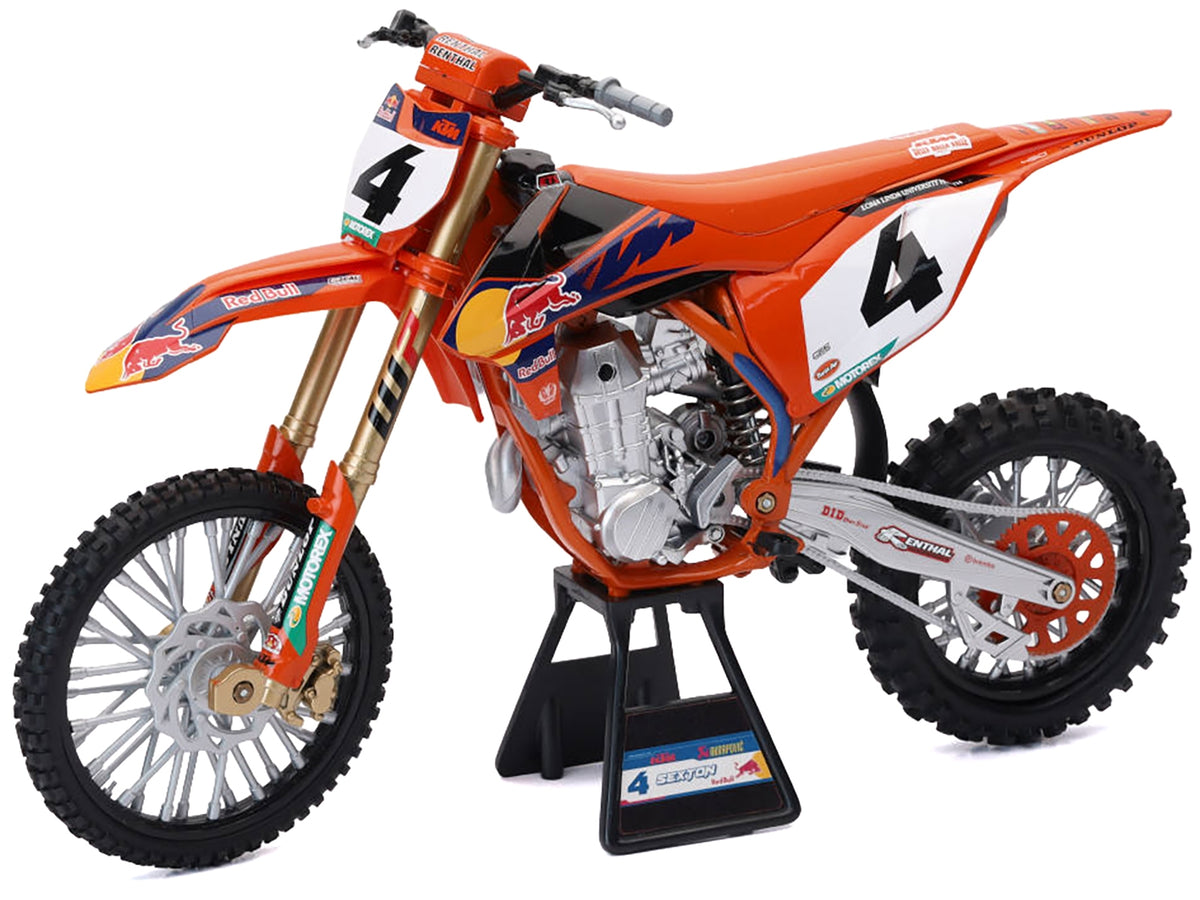 KTM 450 SX-F #4 Chase Sexton "Red Bull KTM Factory Racing" Supercross 1/6 Diecast Model by New Ray
