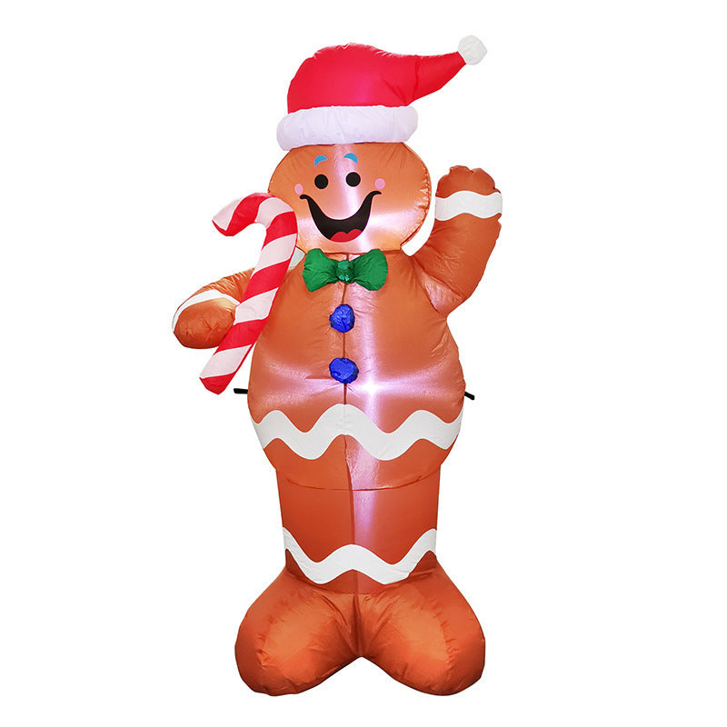 Christmas LED Inflatable Santa Snowman Decor