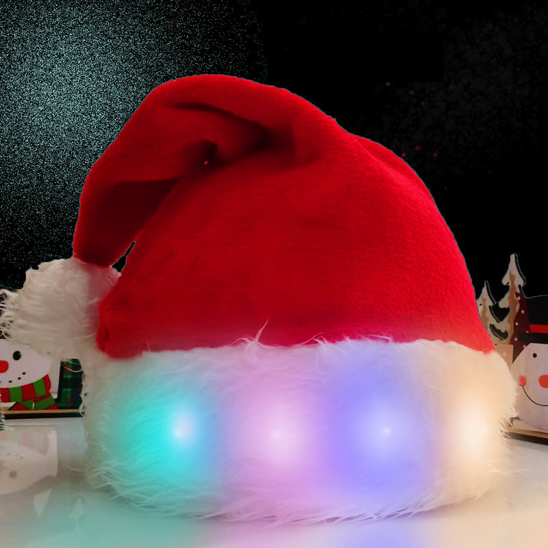 LED Luminous Santa Hat Christmas Decor