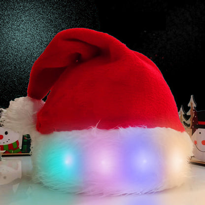LED Luminous Santa Hat Christmas Decor