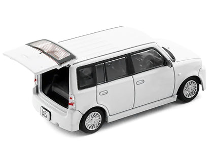 Toyota bB 2000 Van White with Extra Accessories 1/64 Diecast Model Car by BM Creations