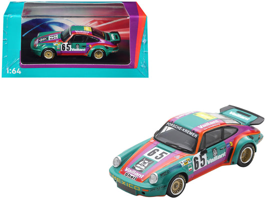 Porsche 911 Carrera RSR #65 Juan Carlos Bolanos - Andres Contreras - Billy Sprowls "Porsche Kremer Racing Team" "24 Hours of Le Mans" (1975) 1/64 Model Car by Spark