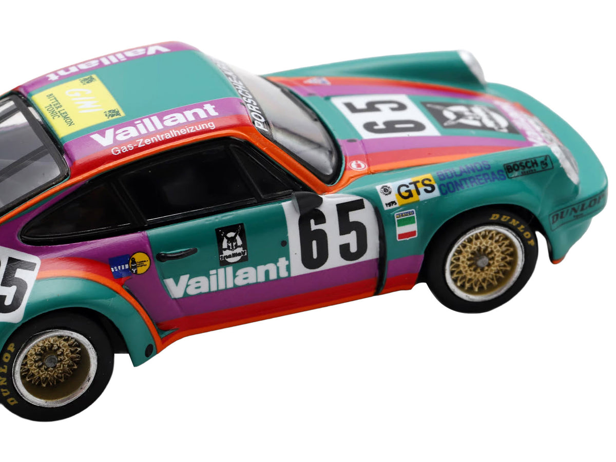 Porsche 911 Carrera RSR #65 Juan Carlos Bolanos - Andres Contreras - Billy Sprowls "Porsche Kremer Racing Team" "24 Hours of Le Mans" (1975) 1/64 Model Car by Spark