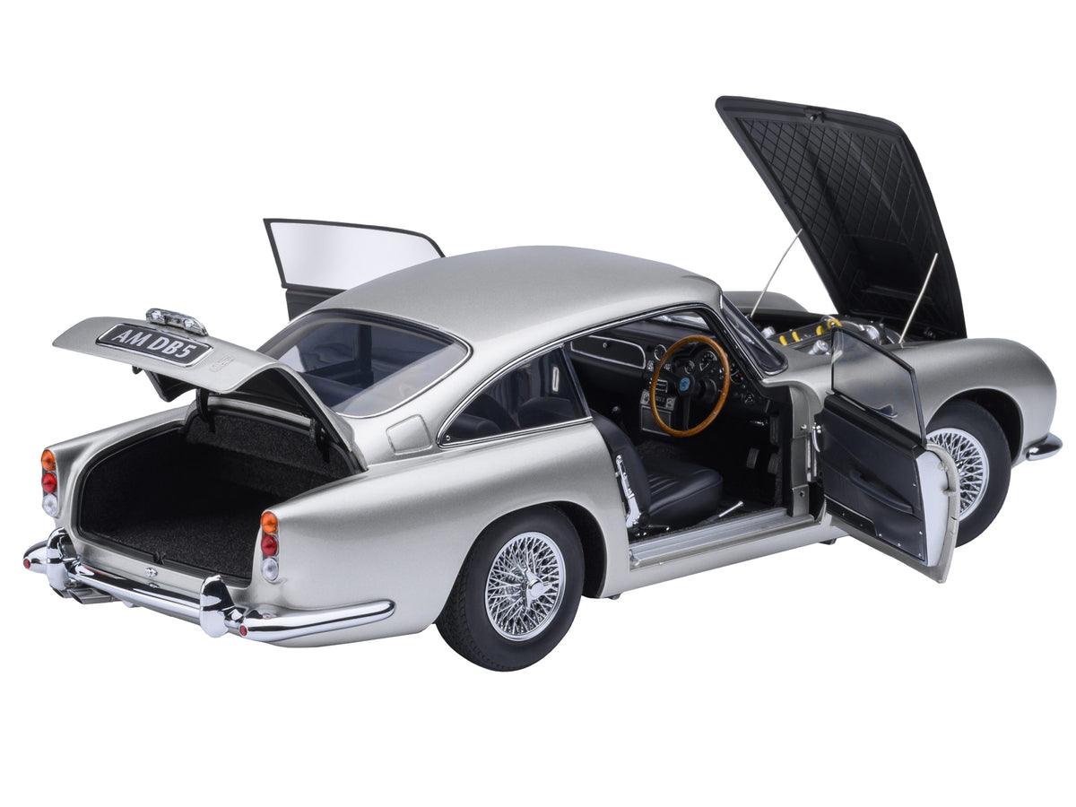 Aston Martin DB5 RHD Birch Silver 1:18 Scale Diecast Model Car – Autoart