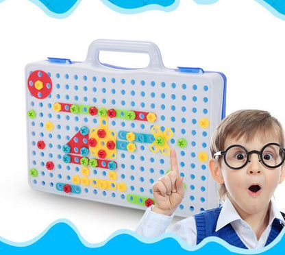 Kids 3D Drill & Screw Creative Building Block Set | STEM Educational Toy