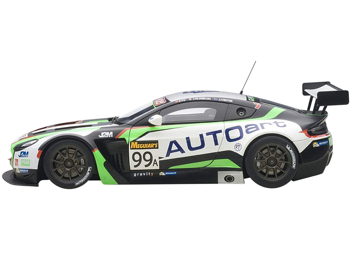Aston Martin V12 Vantage 12hour Endurance Race 2015 #99 JM. Merlin / J. Venter / F. Yu 1/18 Model Car  by Autoart