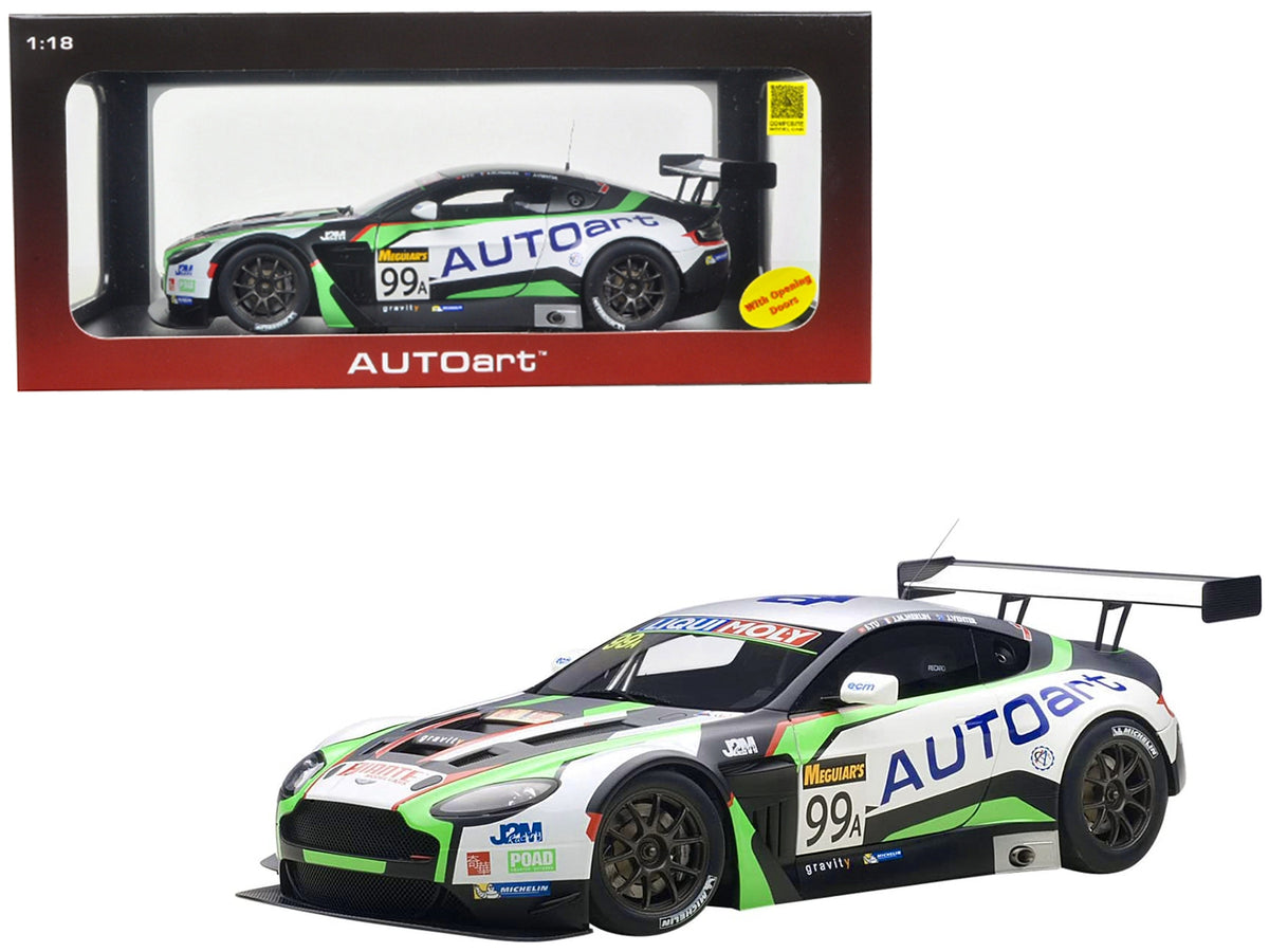 Aston Martin V12 Vantage 12hour Endurance Race 2015 #99 JM. Merlin / J. Venter / F. Yu 1/18 Model Car  by Autoart