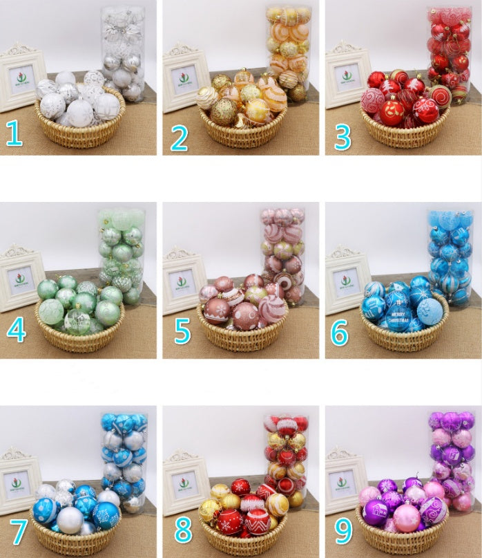 6cm Christmas Ball Ornaments Tree Decor