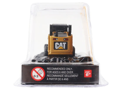 CAT Caterpillar 272C Skid Steer Loader with Pallet Fork Yellow "Micro-Constructor" Series Diecast Model by Diecast Masters