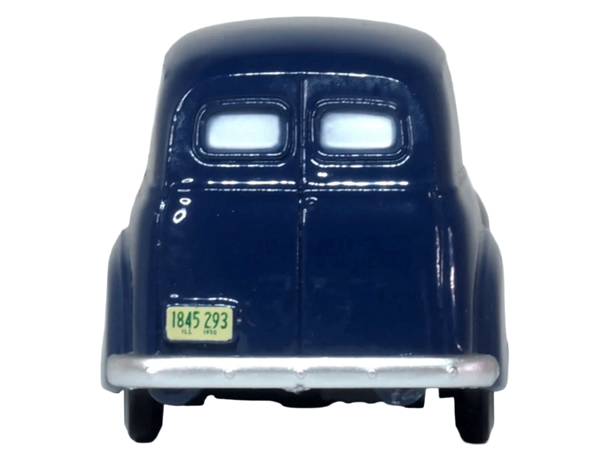 Oxford Diecast 1950 Chevrolet Panel Van – Mariner Blue | 1:87 (HO) Scale