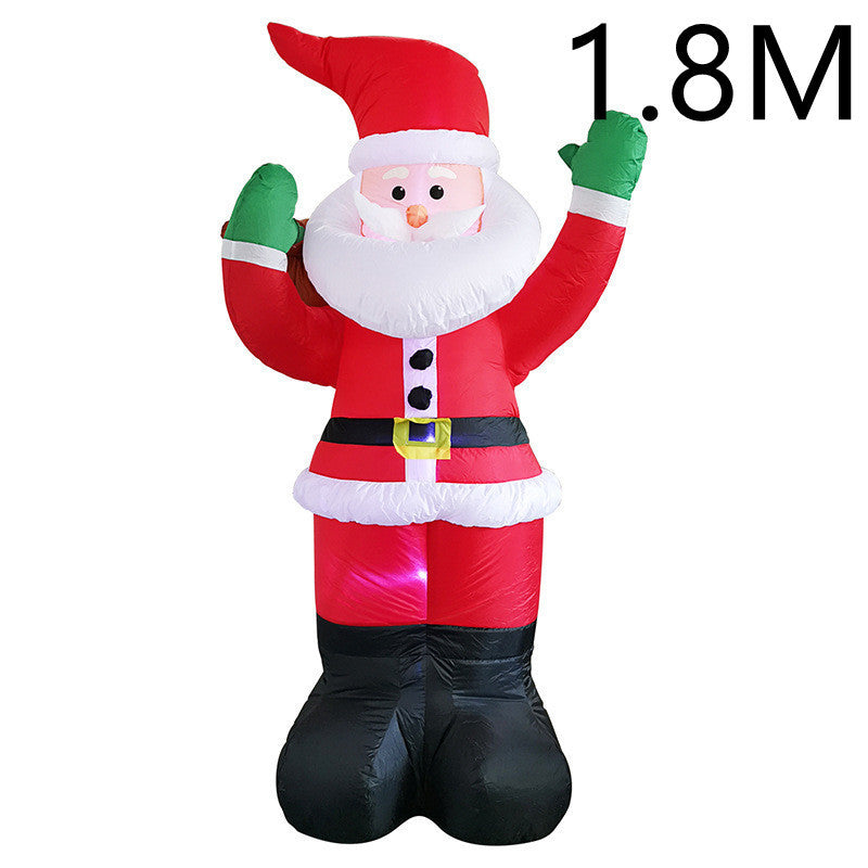 Christmas LED Inflatable Santa Snowman Decor