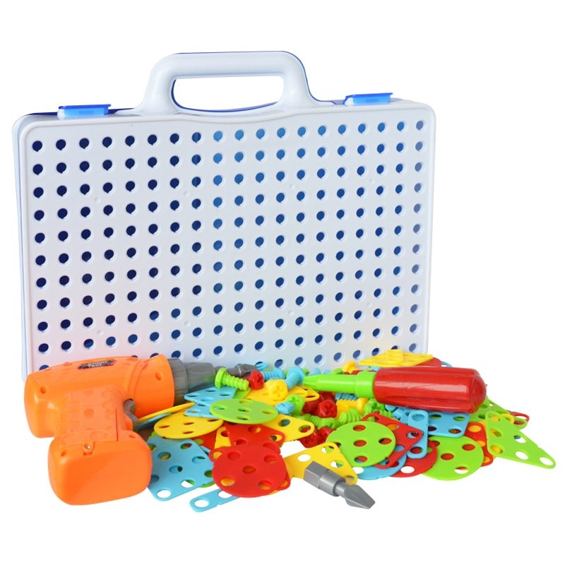 Kids 3D Drill & Screw Creative Building Block Set | STEM Educational Toy