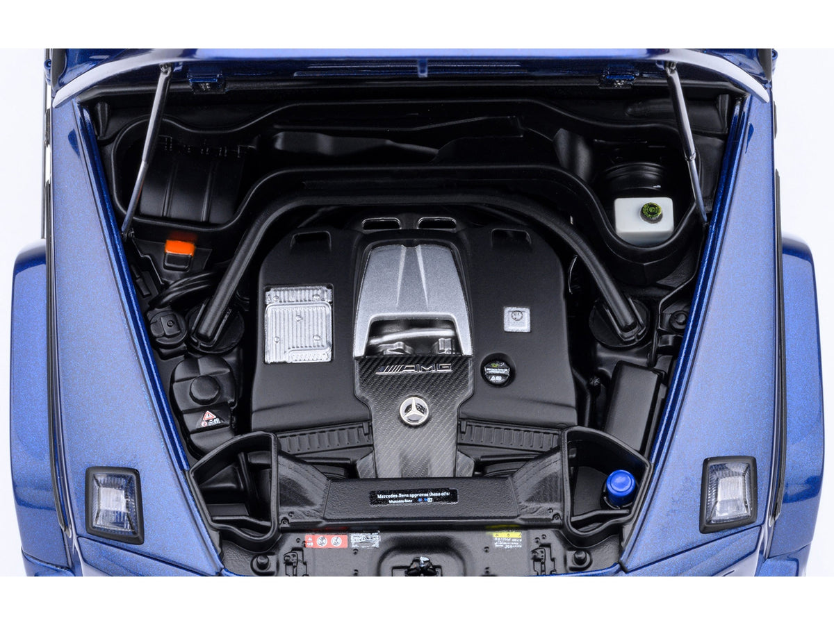 2019 Mercedes-Benz AMG G63 Brilliant Blue Metallic 1/18 Model Car by Autoart
