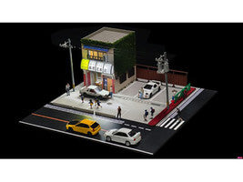 Akina Tofu Shop Diorama Set "American Diorama X G-Fans" Series for 1/64 Scale Models by American Diorama