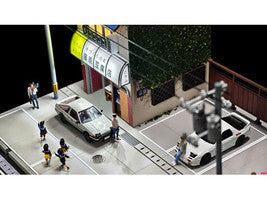 Akina Tofu Shop Diorama Set "American Diorama X G-Fans" Series for 1/64 Scale Models by American Diorama