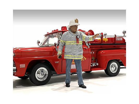 "Firefighters" Fire Captain Figure for 1/24 Scale Models