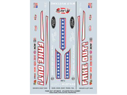 Model Kit Tom Daniel's "FAKE OUT!" Classic Funny Car (Snap-to-Build) 1/32 Scale Model by Atlantis