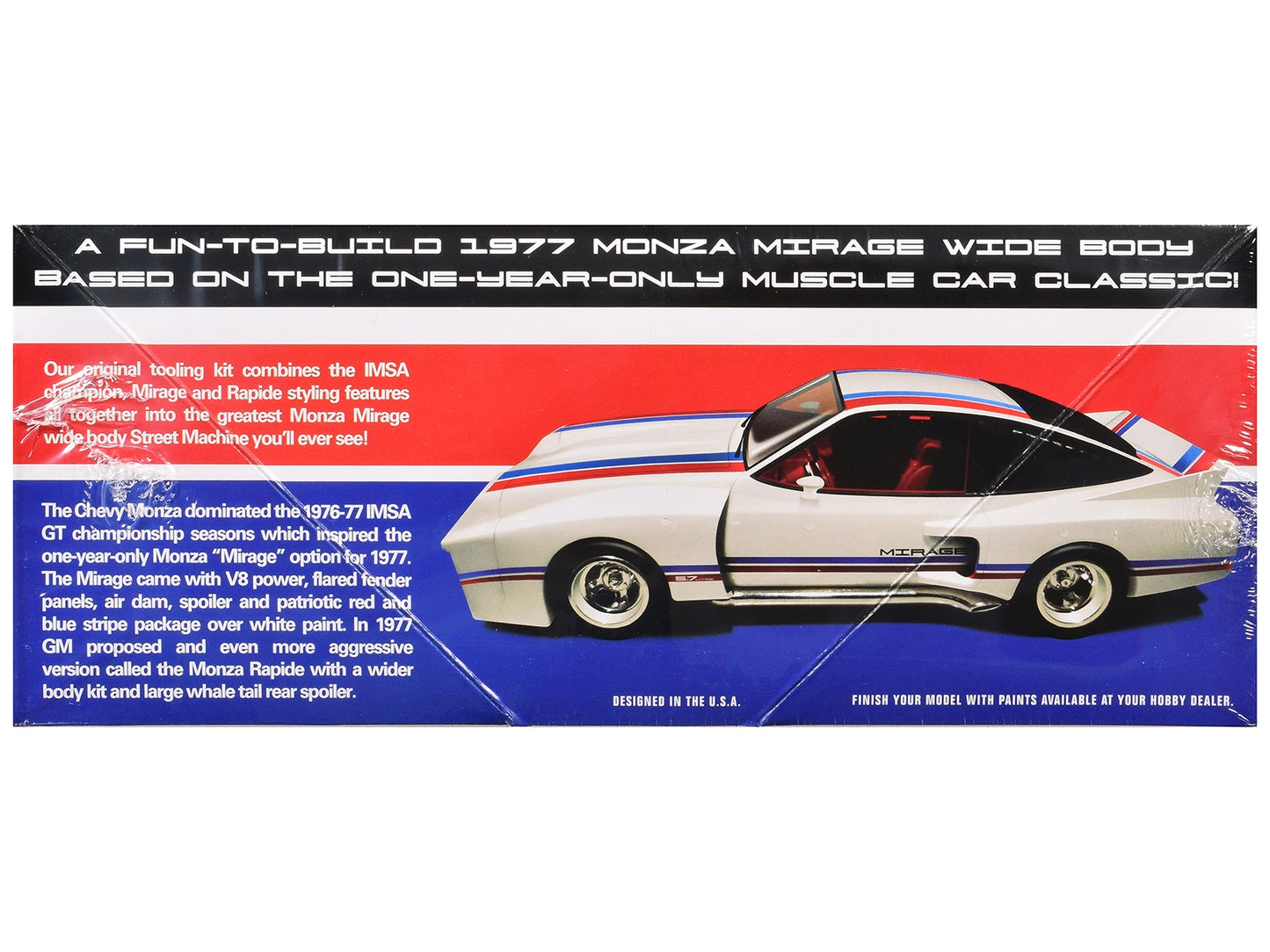 Skill 2 Model Kit 1977 Chevrolet Monza Mirage Wide Body "Street Machine" 1/25 Scale Model by AMT