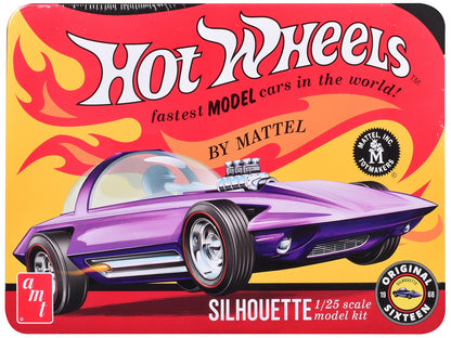 AMT 1/25 Scale Hot Wheels Silhouette Model Kit with Collector Tin (Skill 2)