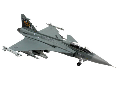 Saab JAS 39A Gripen Fighter Aircraft "17 Wing 60th Anniversary Livery Ronneby Air Show" (2004) Swedish Air Force 1/72 Diecast Model Airplane by Aviation 72