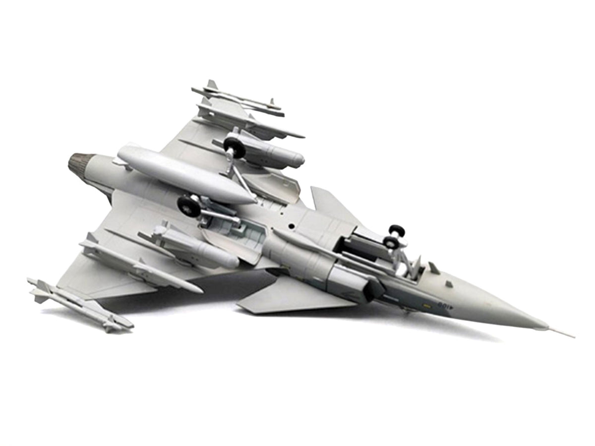 Saab JAS 39A Gripen Fighter Aircraft "131 F 7 Wing Cat's Paw Livery Satenas Air Base" (2006) Swedish Air Force 1/72 Diecast Model Airplane by Aviation 72