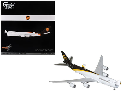 GeminiJets Boeing 747-8F "UPS Worldwide Services" (N607UP) 1/200 Diecast Model – Gemini 200 Interactive Series