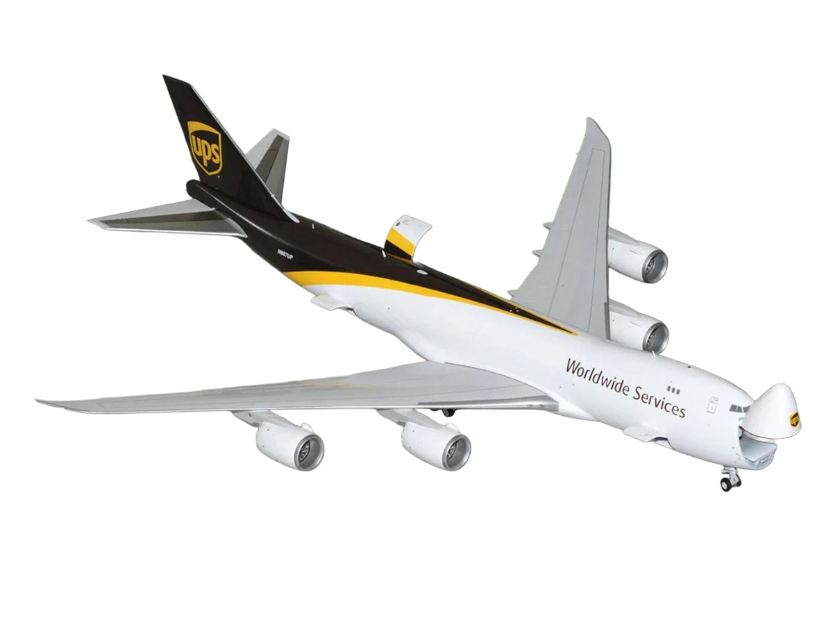 GeminiJets Boeing 747-8F "UPS Worldwide Services" (N607UP) 1/200 Diecast Model – Gemini 200 Interactive Series