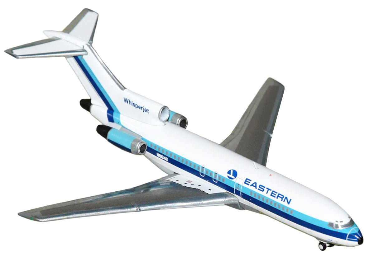 Boeing 727-100 Commercial Aircraft "Eastern Air Lines" (N8164G) White with Blue Stripes 1/400 Diecast Model Airplane by GeminiJets