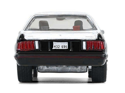 1982 Ford Mustang SSP "Texas Department of Public Safety Highway Patrol" Black with White Hood and Top "Hobby Exclusive" Series 1/64 Diecast Model Car by Greenlight