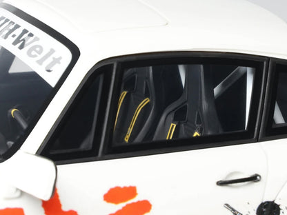 2024 RWB Akira White with Graphics "Akira" (1988) Movie 1/18 Model Car by GT Spirit