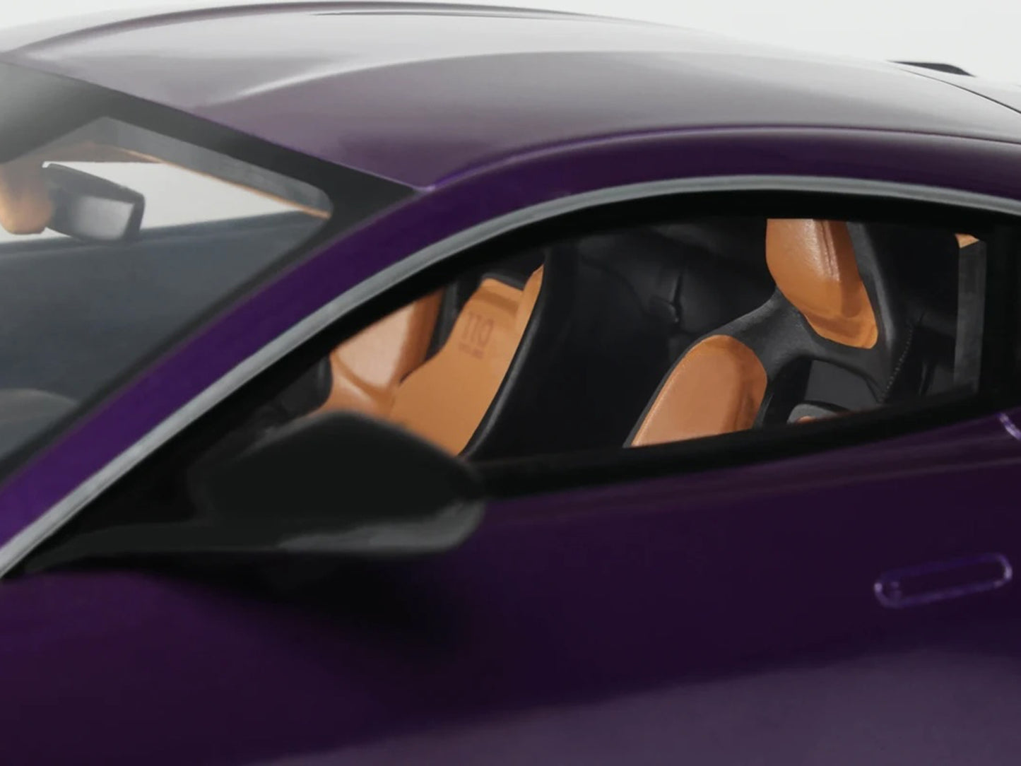 2023 Aston Martin Valour Purple Metallic 1/18 Model Car by GT Spirit