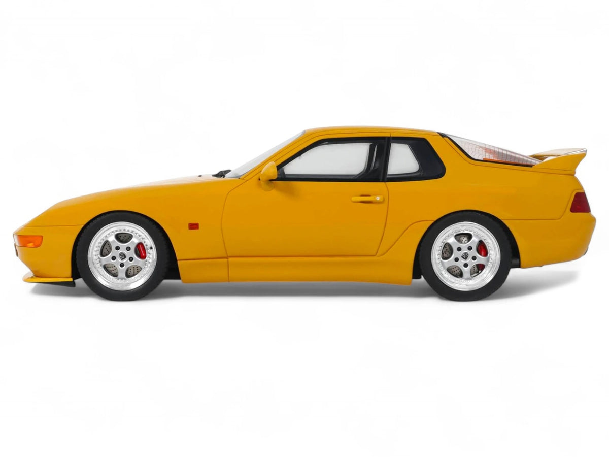 1993 Porsche 968 Turbo S Yellow 1/18 Model Car by GT Spirit