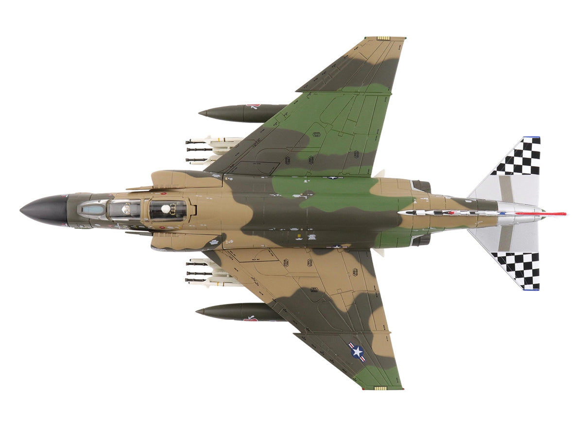 McDonnell Douglas F-4C Phantom II Fighter-Bomber Aircraft "63-7666 William Tell 57th FIS Keflavik Airport Iceland" (1977) United States Air Force "Air Power Series" 1/72 Diecast Model by Hobby Master
