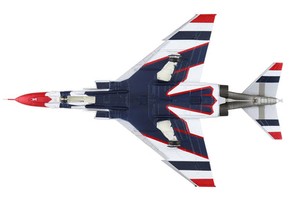 McDonnell Douglas F-4E Phantom II Fighter-Bomber Aircraft "Thunderbirds No.1 Plane 1973/74 Season" United States Air Force "Air Power Series" 1/72 Diecast Model by Hobby Master