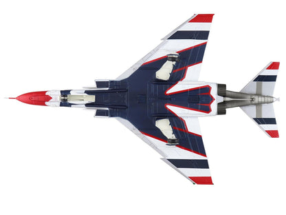 McDonnell Douglas F-4E Phantom II Fighter-Bomber Aircraft "Thunderbirds with Decals for No.1 to 7 planes 1973/74 Season" United States Air Force "Air Power Series" 1/72 Diecast Model by Hobby Master