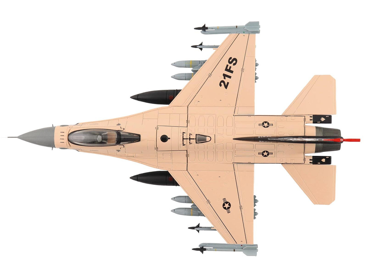 Lockheed F-16V Fighting Falcon Fighter Aircraft "93-0814 Play to Win 21st Sqn. Luke AFB" (2025) United States Air Force "Air Power Series" 1/72 Diecast Model by Hobby Master