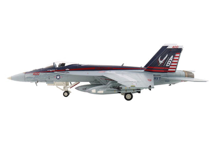 Boeing F/A-18E Super Hornet Fighter Aircraft "166817 VFA-136 Knighthawks USS Trumman" (2024) United States Navy "Air Power Series" 1/72 Diecast Model by Hobby Master