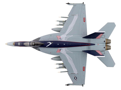 Boeing F/A-18E Super Hornet Fighter Aircraft "166817 VFA-136 Knighthawks USS Trumman" (2024) United States Navy "Air Power Series" 1/72 Diecast Model by Hobby Master