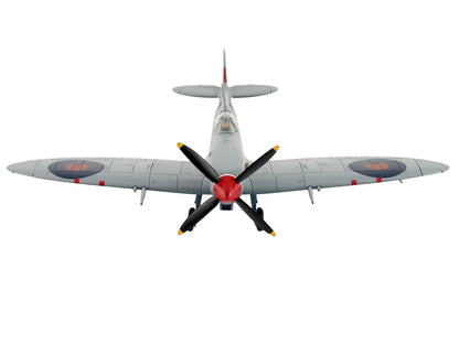Supermarine Spitfire Mk IXc Fighter Aircraft "MA466 BQ-S No. 451 Squadron Corsica" (1944) Royal Australian Air Force "Air Power Series" 1/48 Diecast Model by Hobby Master
