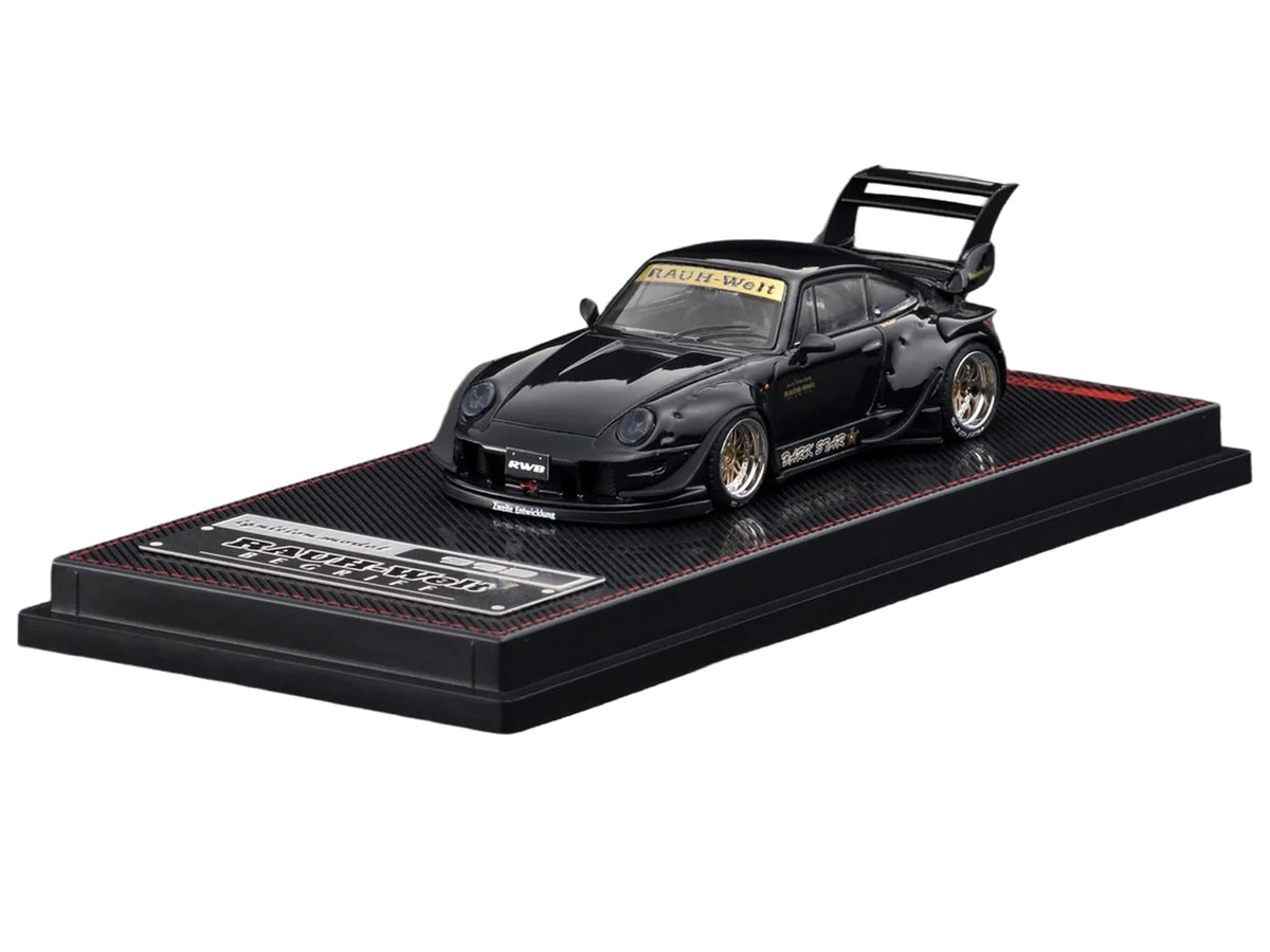RWB 993 "Dark Star" Black 1/64 Diecast Model Car by Ignition Model