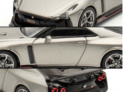 Nissan GT-R50 By ItalDesign Gray Metallic "Indonesia Diecast Expo 2024 Exclusive Edition" 1/64 Diecast Model Car by Inno Models