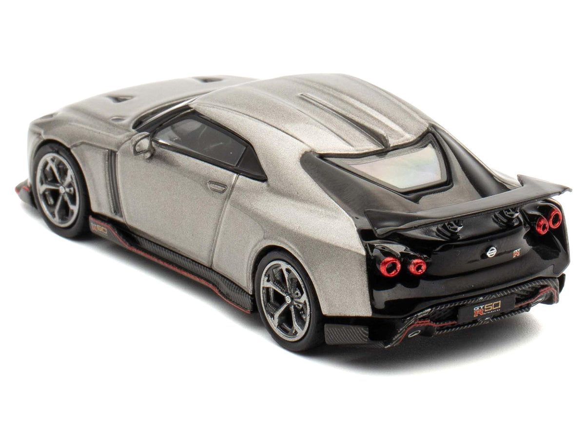 Nissan GT-R50 By ItalDesign Gray Metallic "Indonesia Diecast Expo 2024 Exclusive Edition" 1/64 Diecast Model Car by Inno Models