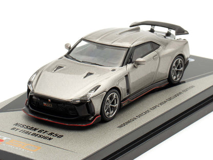 Nissan GT-R50 By ItalDesign Gray Metallic "Indonesia Diecast Expo 2024 Exclusive Edition" 1/64 Diecast Model Car by Inno Models