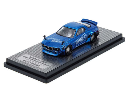 Mazda RX-7 (FD3S) RHD (Right Hand Drive) "Pandem Rocket Bunny" Blue Chrome "Tokyo Auto Salon 2026 Event Edition" 1/64 Diecast Model Car by Inno Models