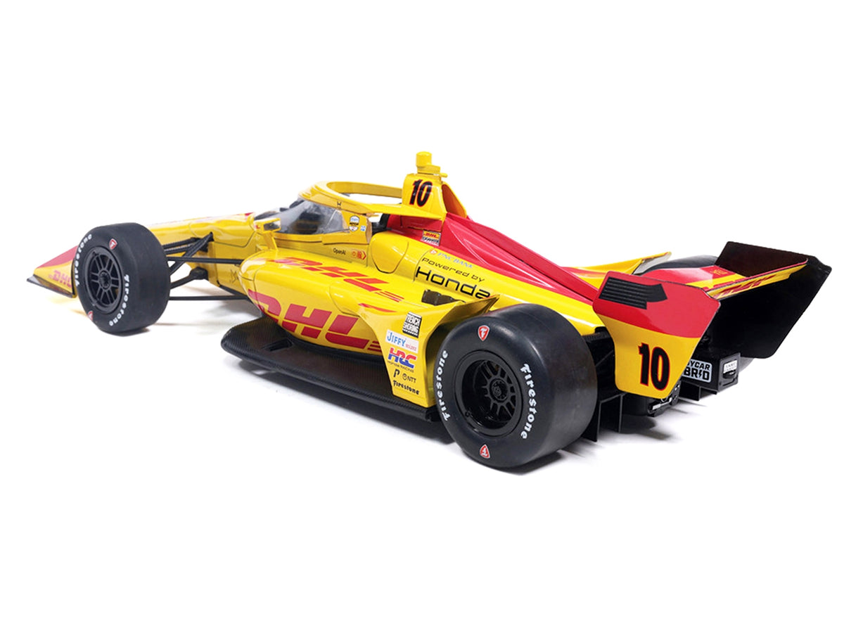 Dallara IndyCar #10 Alex Palou "DHL" Chip Ganassi Racing (Road Course Configuration) "NTT IndyCar Series" (2026) 1/18 Diecast Model Car by IXO Models